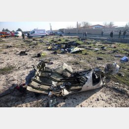 イランはウクライナ旅客機を誤射（Ｃ）ロイター／WANA (West Asia News Agency)