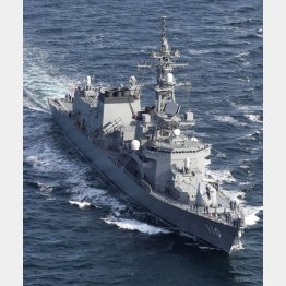 護衛艦「たかなみ」は調査研究に向かったが…（Ｃ）共同通信社
