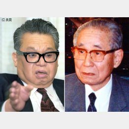 右から、後藤田正晴と伊藤昌哉（Ｃ）日刊ゲンダイ