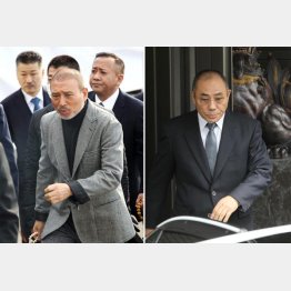 山口組分裂抗争の行方は…（６代目山口組の司忍組長＝左と、神戸山口組の井上邦雄組長）／（Ｃ）日刊ゲンダイ