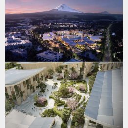 トヨタ自動車が開発する次世代都市のイメージ（提供写真）