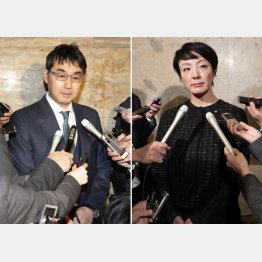 公職選挙法違反の疑いがもたれている河井克行・前法相と妻の河井案里参院議員（Ｃ）日刊ゲンダイ