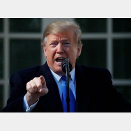 トランプ大統領（Ｃ）ロイター