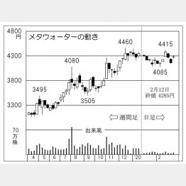 メタウォーター（Ｃ）日刊ゲンダイ