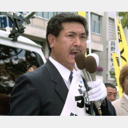 2002年には長野県知事選に立候補した羽柴秀吉さん（Ｃ）共同通信社