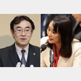 官邸の守護神・黒川弘務検事長（左）と苦しい答弁を連発する森法相（Ｃ）共同通信社