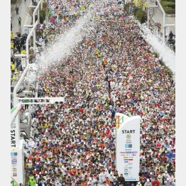 東京マラソンも一般参加中止（Ｃ）共同通信社