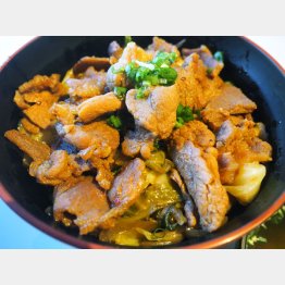 「とんちゃん丼」／（Ｃ）日刊ゲンダイ