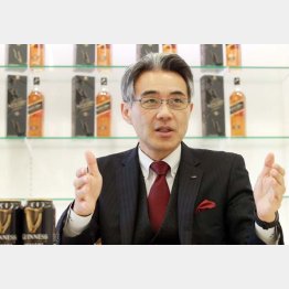 キリン・ディアジオの西海枝毅社長（Ｃ）日刊ゲンダイ