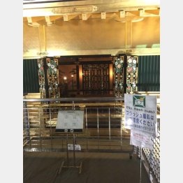 復元された天守（Ｃ）日刊ゲンダイ