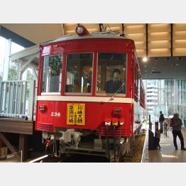 京急ミュージアムの保存車両デハ236（著者提供）