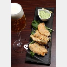 合う酒＝ビール（Ｃ）日刊ゲンダイ