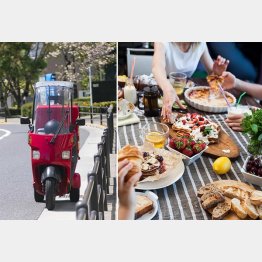 外食を控え、フードデリバリーで内食