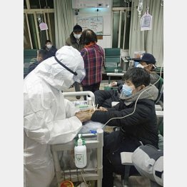 武漢のように恐れていた事態に…（Ｃ）ロイター＝共同