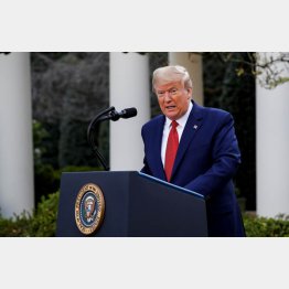 大慌てか（トランプ米大統領）／（Ｃ）ロイター