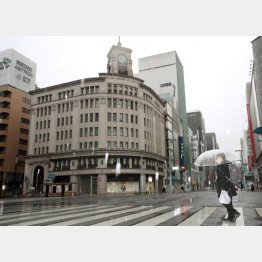 外出自粛で銀座も閑散（Ｃ）日刊ゲンダイ