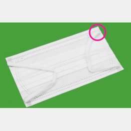 「ゴムひもが外側」にくるように装着（Ｃ）日刊ゲンダイ