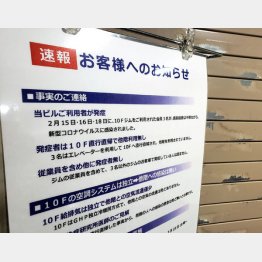 休館になったスポーツジム（Ｃ）日刊ゲンダイ