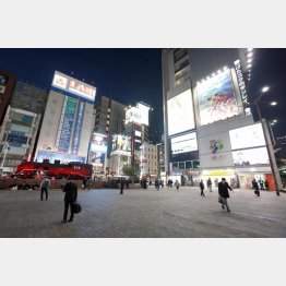 都心は閑散としている（Ｃ）日刊ゲンダイ