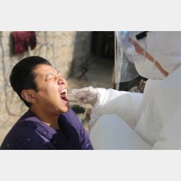 コロナはインフルと違う（Ｃ）Feature China／ニューズコム／共同通信イメージズ