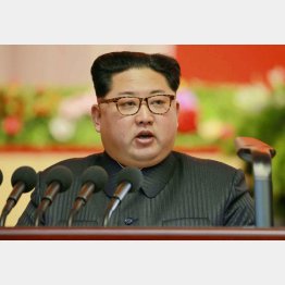 金正恩朝鮮労働党委員長（コリアメディア提供・共同）