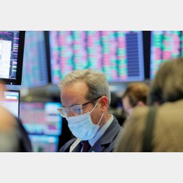 閉鎖前のニューヨーク証券取引所（Ｃ）ロイター