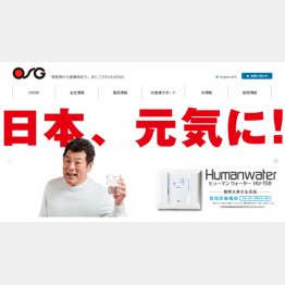 （OSGコーポレーションの公式HP）