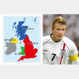 デビッド・ベッカムが着ているユニホームは…（Ｃ）日刊ゲンダイ