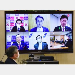 知事会も罰則規定を要請（Ｃ）共同通信社