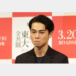 俳優の東出昌大の謝罪会見（Ｃ）日刊ゲンダイ