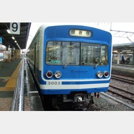 三島駅の駿豆線（提供写真）