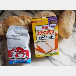 ルサッフル社の「赤サフ」（左）と日清製粉の製品（Ｃ）日刊ゲンダイ