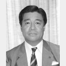 39年間にわたり経営のトップだった中冨博隆氏（写真は1986年当時）／（Ｃ）共同通信社