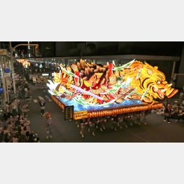 ねぶた祭りも中止（Ｃ）共同通信社