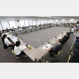 専門家会議の議事録は残されていない（Ｃ）共同通信社