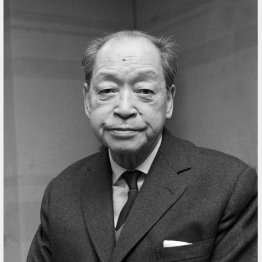 画家の梅原龍三郎（Ｃ）共同通信社