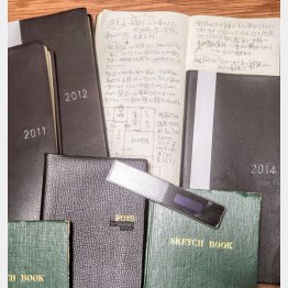 夜馬裕さんのネタ帳（本人提供）