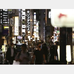 6月1日の北新地の様子（Ｃ）共同通信社