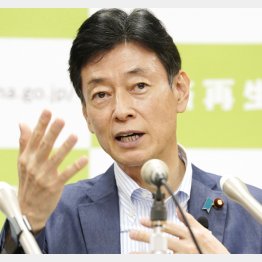 統計不信は「底堅い」（西村経済再生相）／（Ｃ）共同通信社