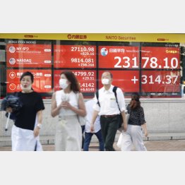 庶民には理解不能な値動き（Ｃ）共同通信社