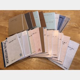 20年前からつけているラーメンノート（提供写真）