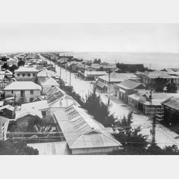 かつてのサイパン島ガラパン市街（Ｃ）共同通信社
