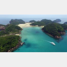 壱岐市の辰の島（Ｃ）長崎新聞社／共同通信イメージズ