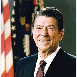 ドナルド・レーガン元大統領（Ｃ）Newscom／共同通信イメージズ