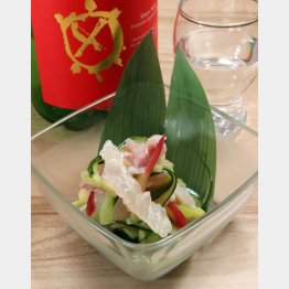 合う酒＝日本酒（Ｃ）日刊ゲンダイ