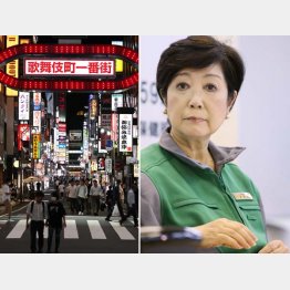 東京アラートで選挙運動をしたようなパフォーマンス知事（小池百合子都知事）／（Ｃ）日刊ゲンダイ