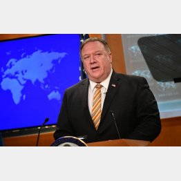 日本を格下げしたポンペオ米国務長官（Ｃ）ロイター