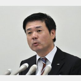 打つ手は？（保元社長）／（Ｃ）共同通信社