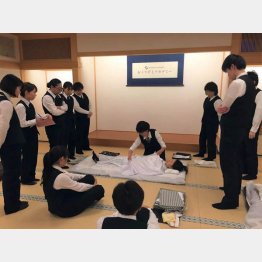 授業の様子（提供：おくりびとアカデミー）