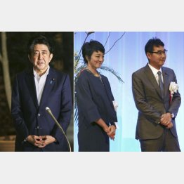 河井克行前法相夫妻（右）の起訴について記者団の質問に答える安倍首相（Ｃ）共同通信社